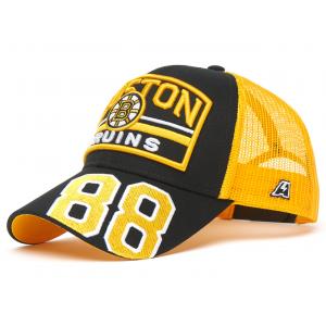 31444 Бейсболка Boston Bruins №88, черн.-желт., 55-58