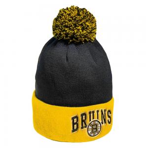 59323 Шапка Boston Bruins, черн.-желт., 55-58