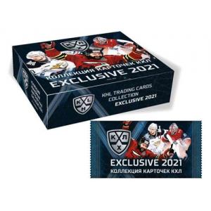 Карточки с игроками KHL, лицензионный продукт EXCLUSIVE 2021