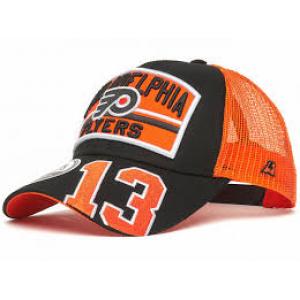 31672 Бейсболка Philadelphia Flyers №13, черно-оранж., 55-58 Atributika & Club